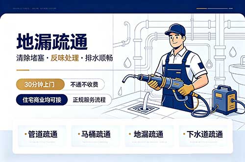 新郑地漏疏通